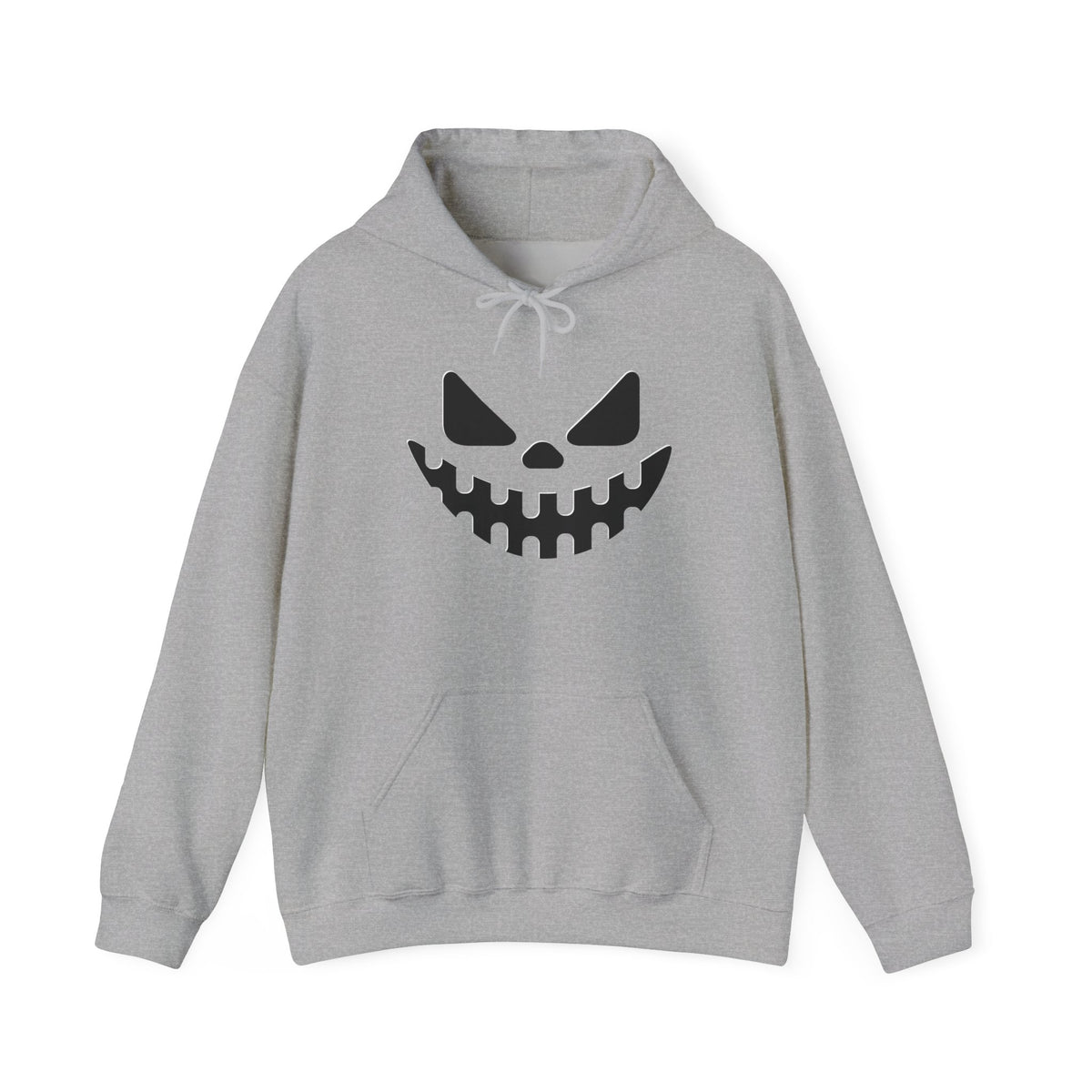 Halloween Smiling Skull Hoodie, Unisex Sweatshirt, Spooky Apparel, Fall Fashion, Cozy Gift for Him/Her