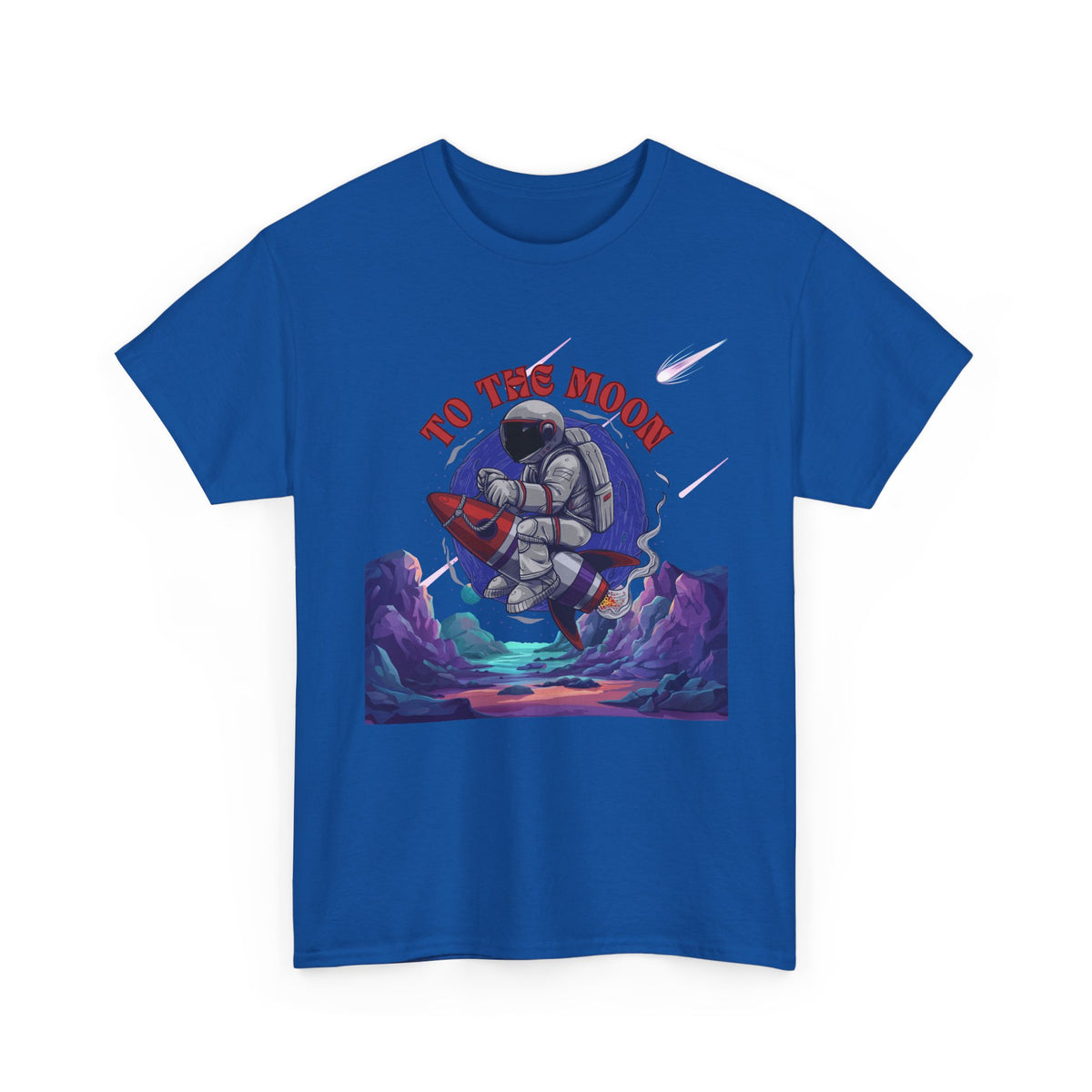 To The Moon Unisex Heavy Cotton Tee