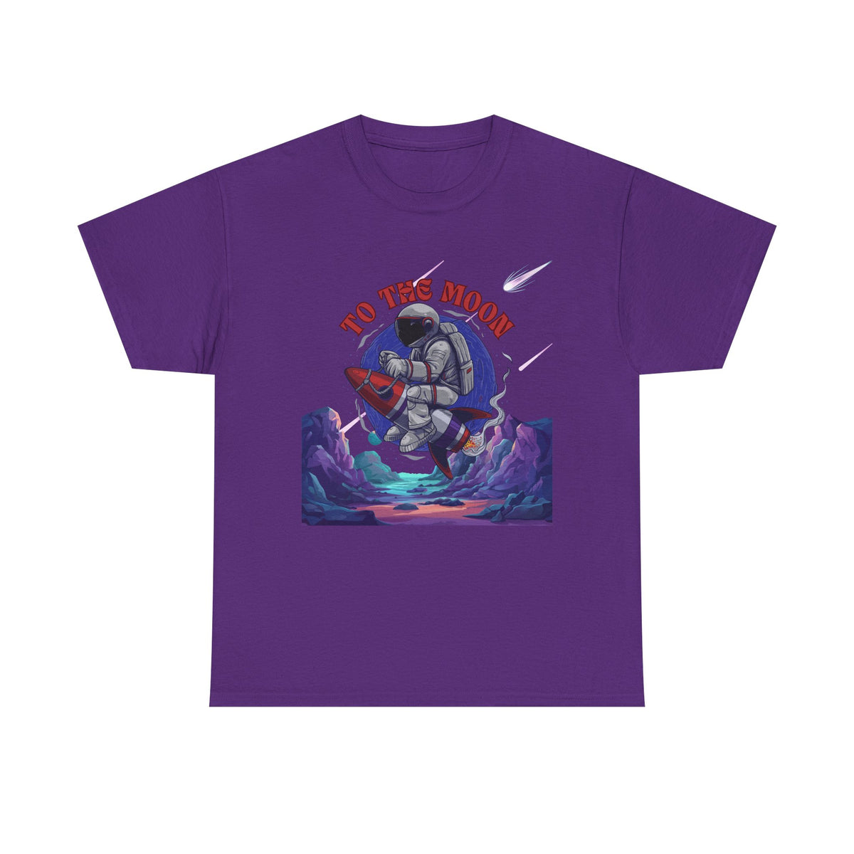 To The Moon Unisex Heavy Cotton Tee