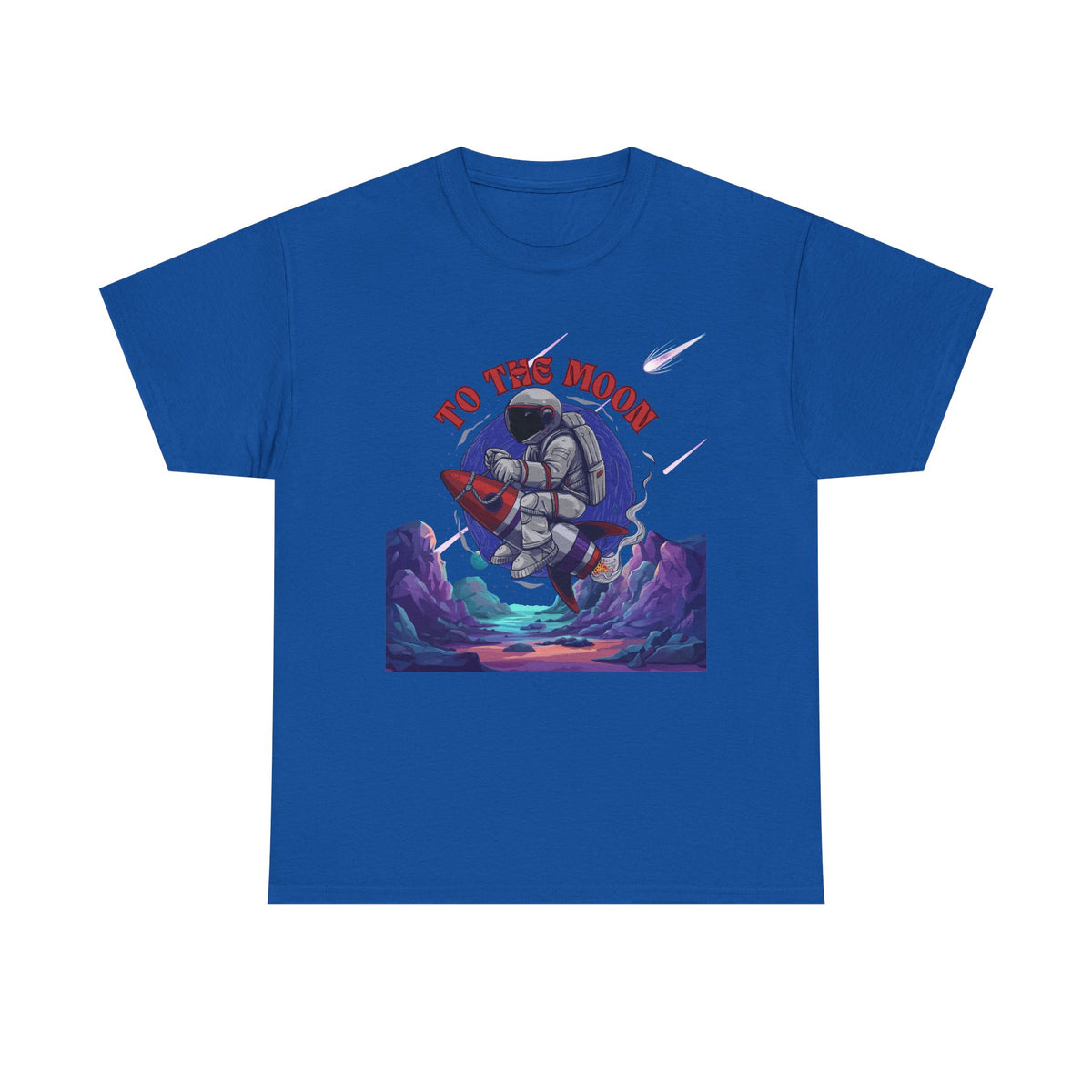 To The Moon Unisex Heavy Cotton Tee