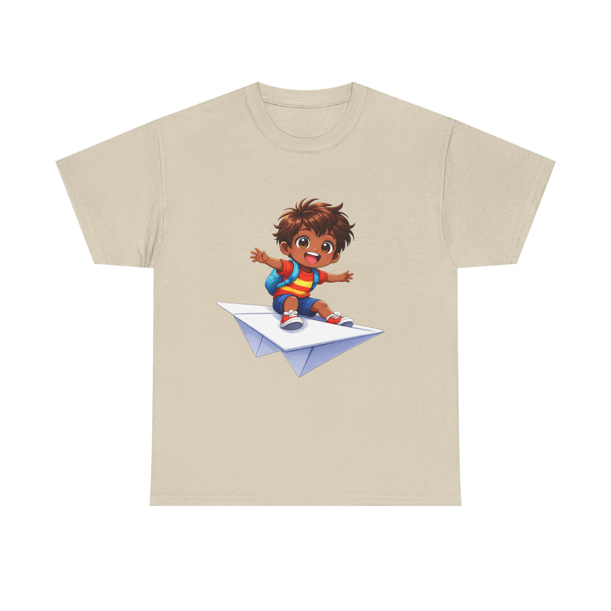 Kids Paper Airplane Shirt | Cute Adventure T-Shirt for Boys