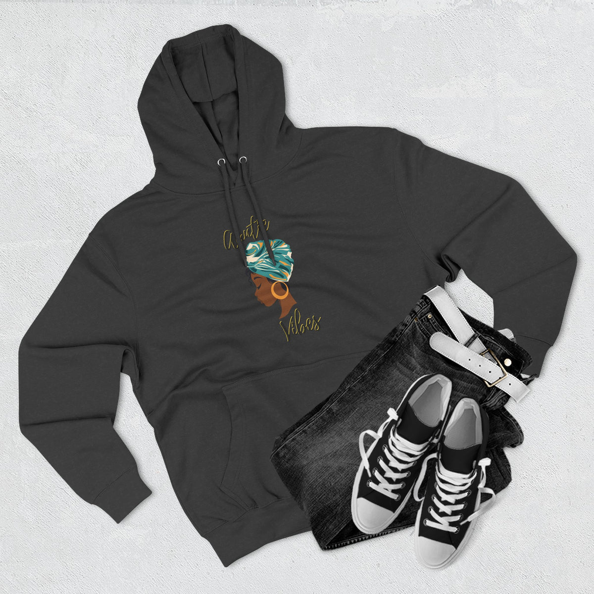 Auntie Vibes Fleece Hoodie