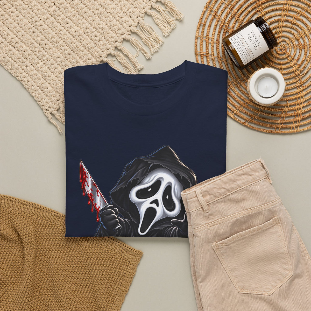 Ghostface Horror Halloween T-Shirt