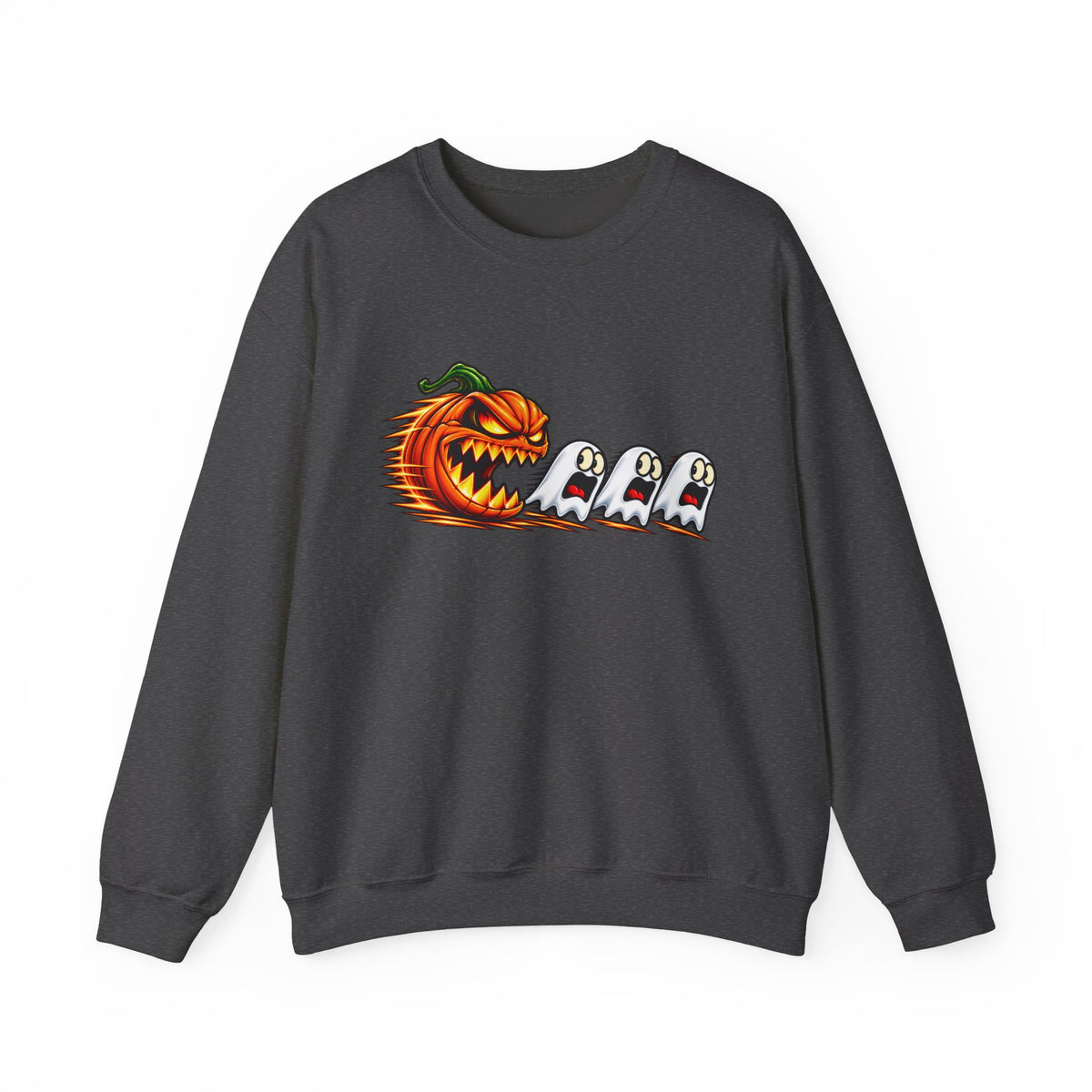 Halloween Pumpkin Chase Crewneck Sweatshirt