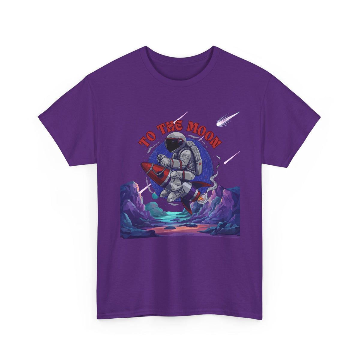 To The Moon Unisex Heavy Cotton Tee