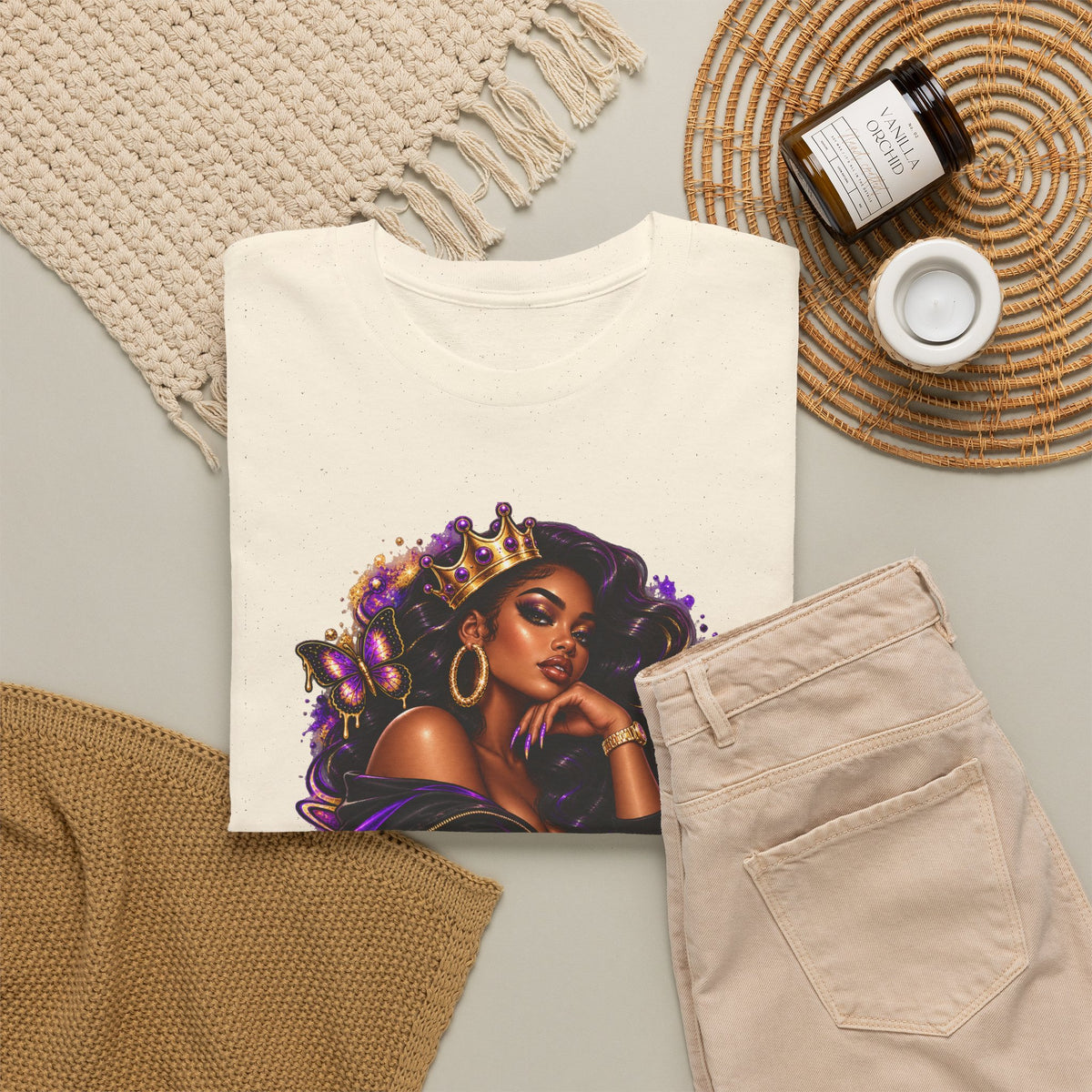 Built Different Tee — Empowering Black Queen Graphic T-Shirt