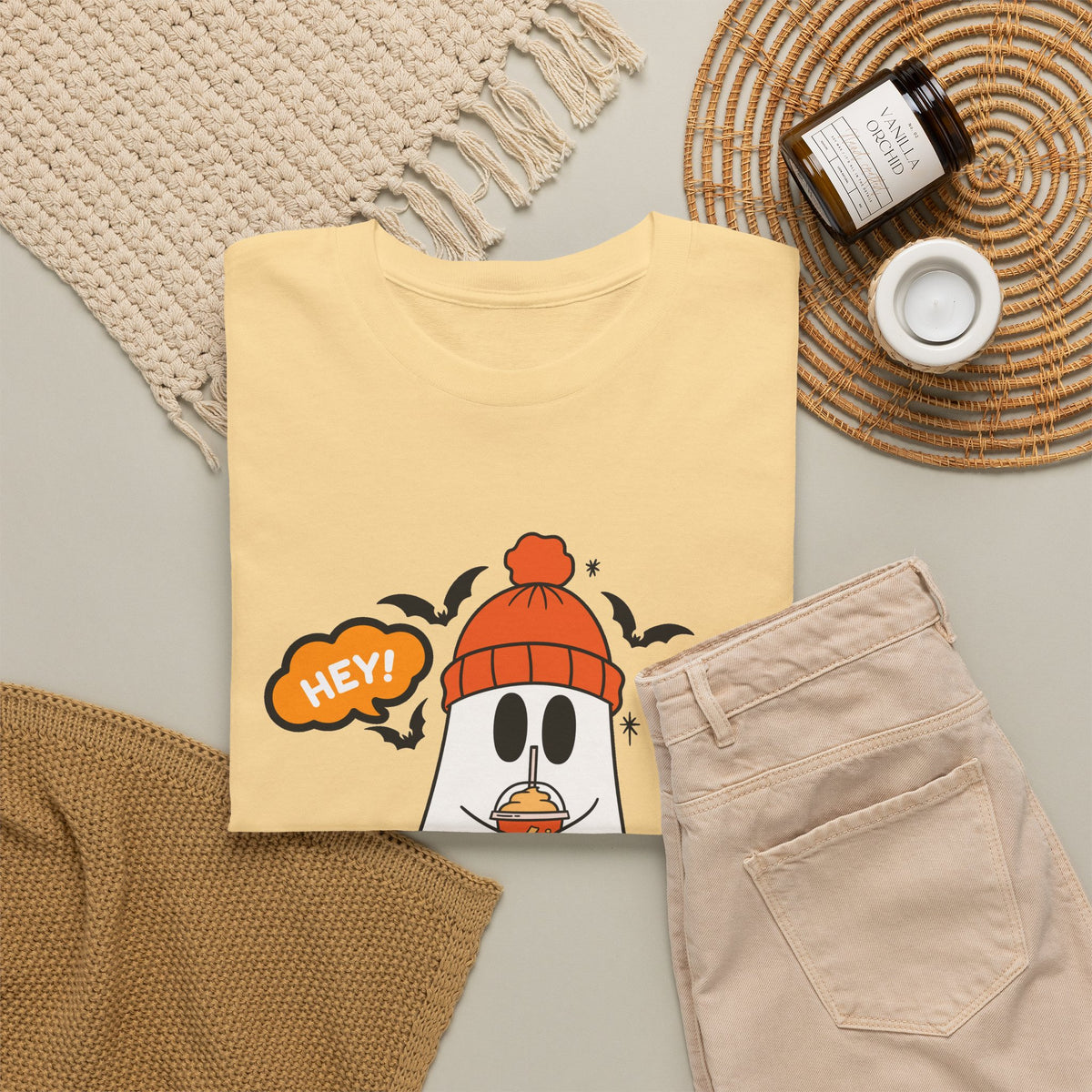 Boo! Ghost Halloween Graphic Tee