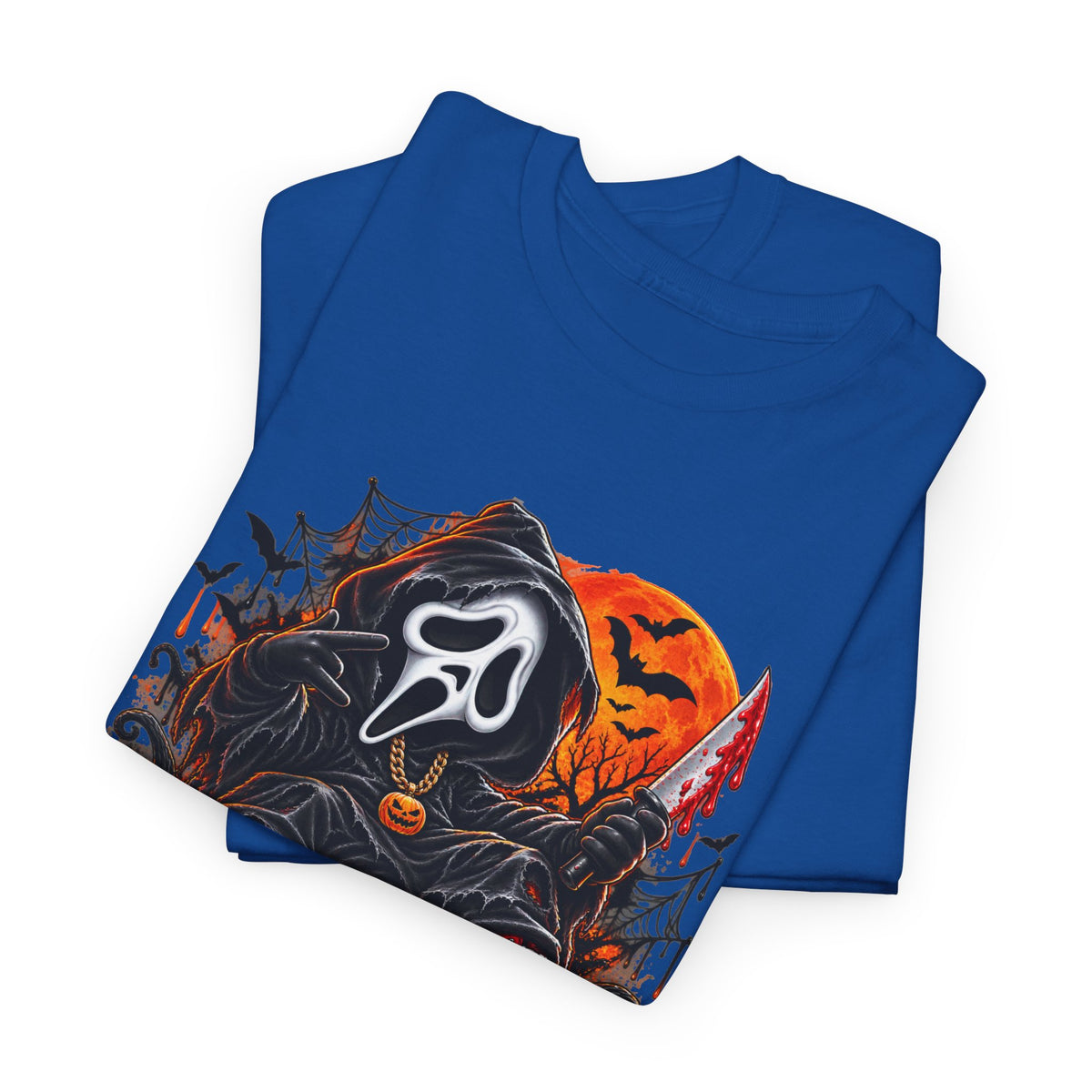 Halloween Ghostface Pumpkin Horror T-Shirt