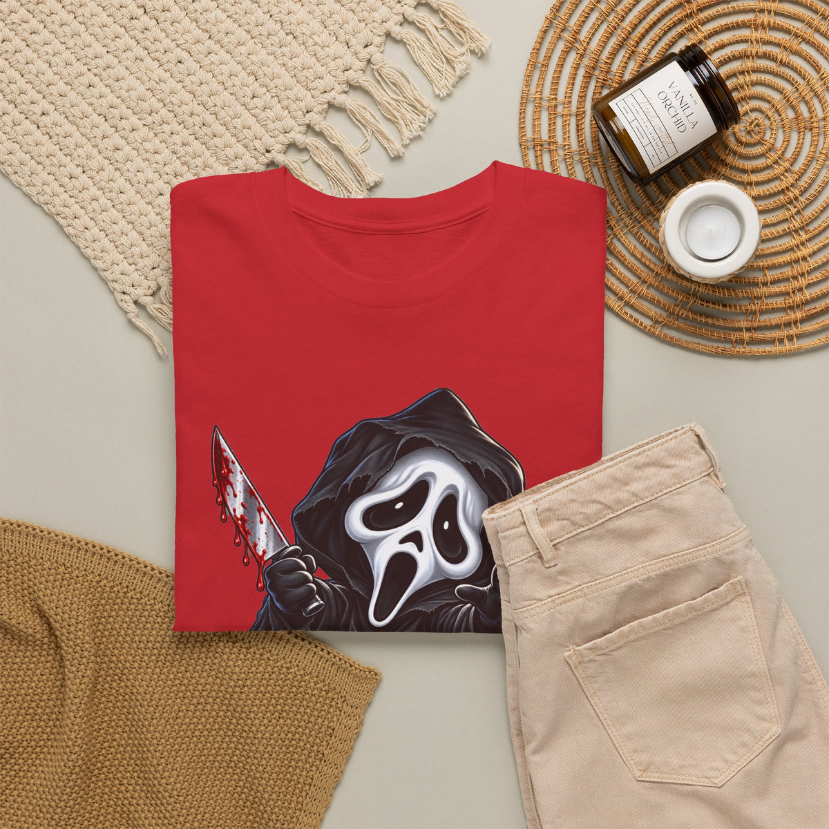 Ghostface Horror Halloween T-Shirt