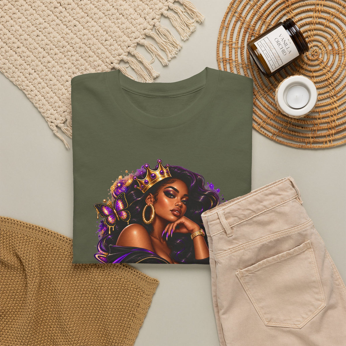 Built Different Tee — Empowering Black Queen Graphic T-Shirt
