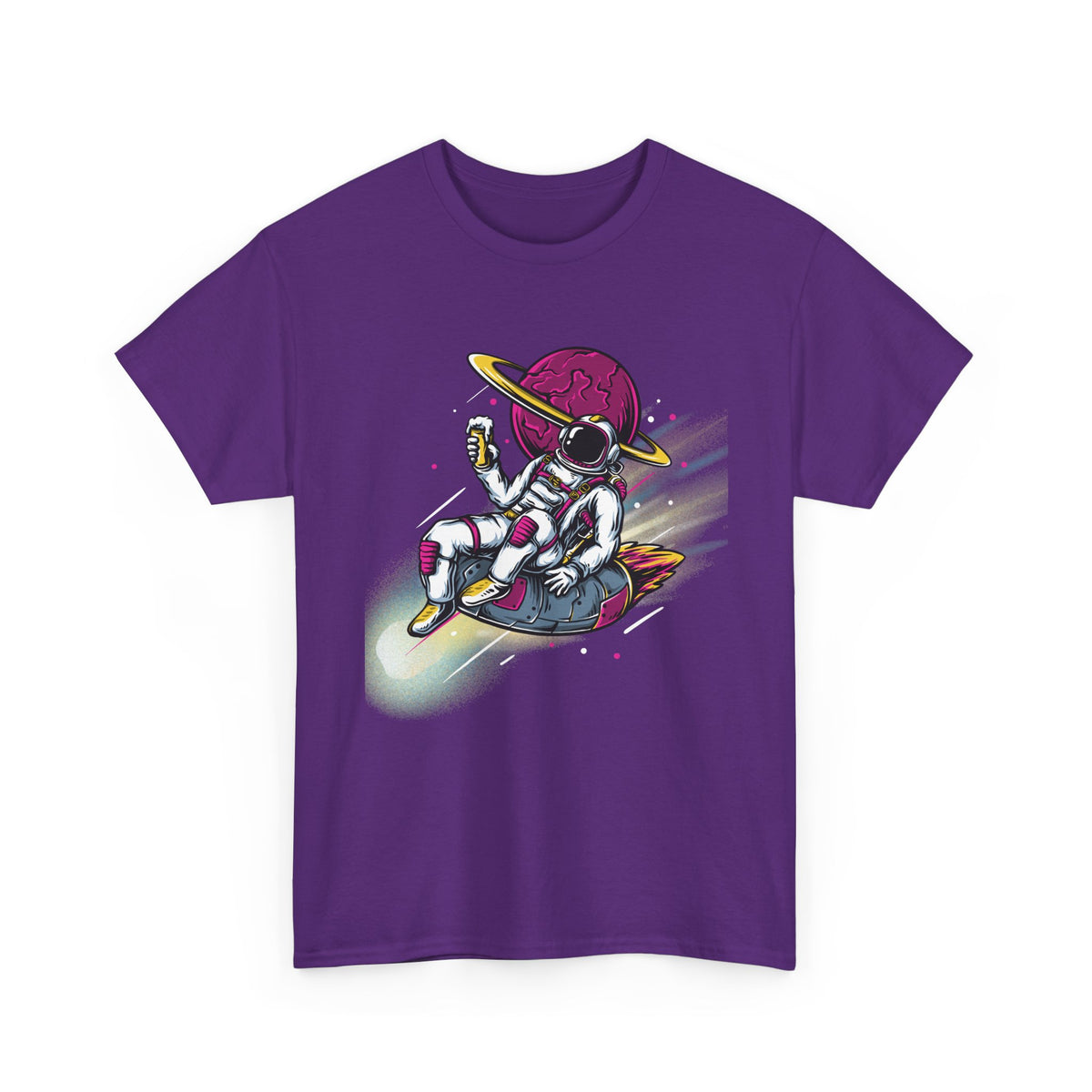 Cosmic Vibes Astronaut Graphic T-Shirt | Fun Astronaut Design