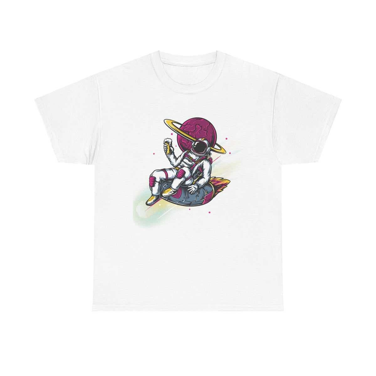 Cosmic Vibes Astronaut Graphic T-Shirt | Fun Astronaut Design