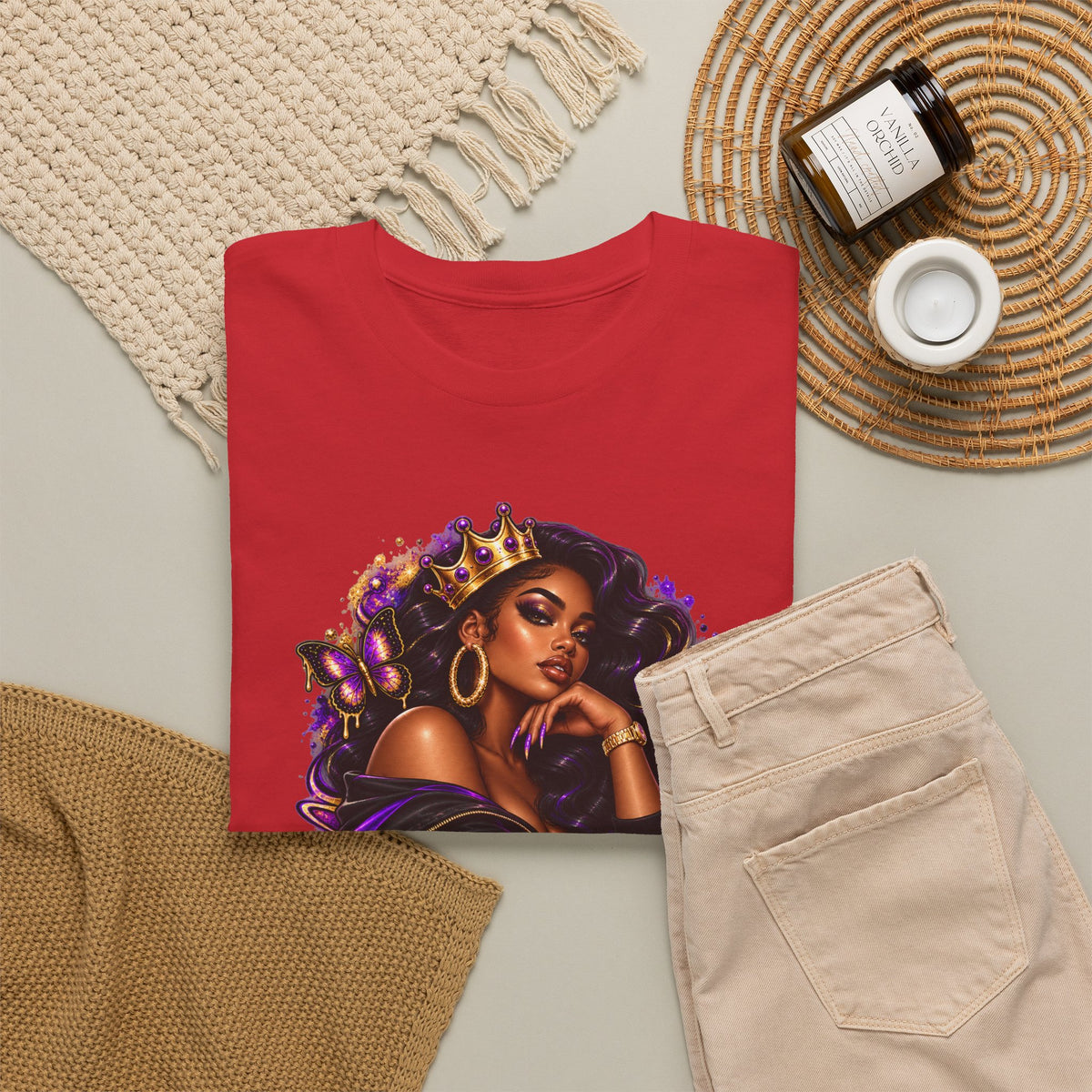 Built Different Tee — Empowering Black Queen Graphic T-Shirt