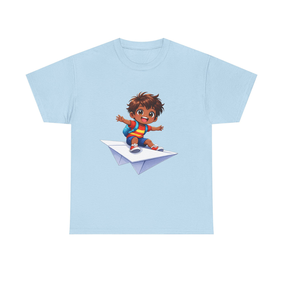 Kids Paper Airplane Shirt | Cute Adventure T-Shirt for Boys