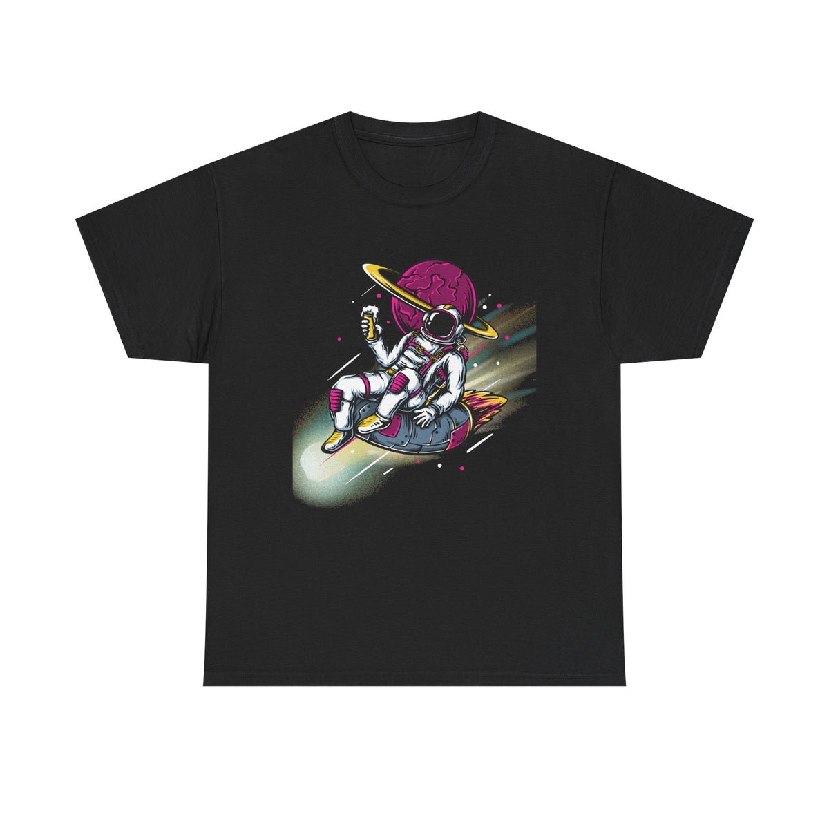 Cosmic Vibes Astronaut Graphic T-Shirt | Fun Astronaut Design