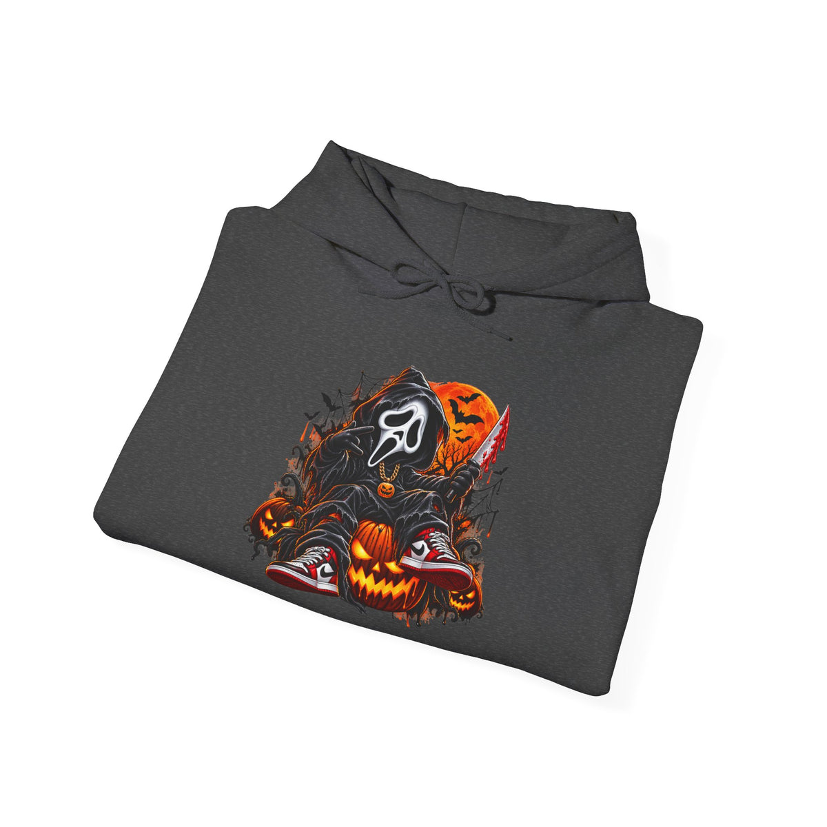 Gothic Skull Graphic Hoodie