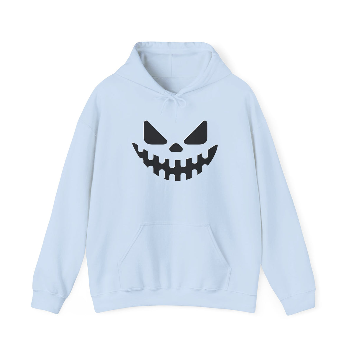 Halloween Smiling Skull Hoodie, Unisex Sweatshirt, Spooky Apparel, Fall Fashion, Cozy Gift for Him/Her