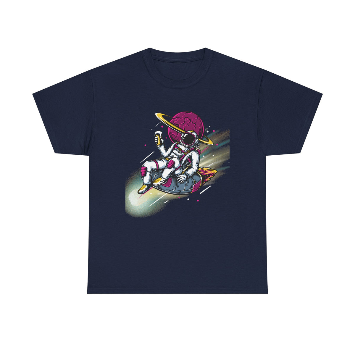 Cosmic Vibes Astronaut Graphic T-Shirt | Fun Astronaut Design