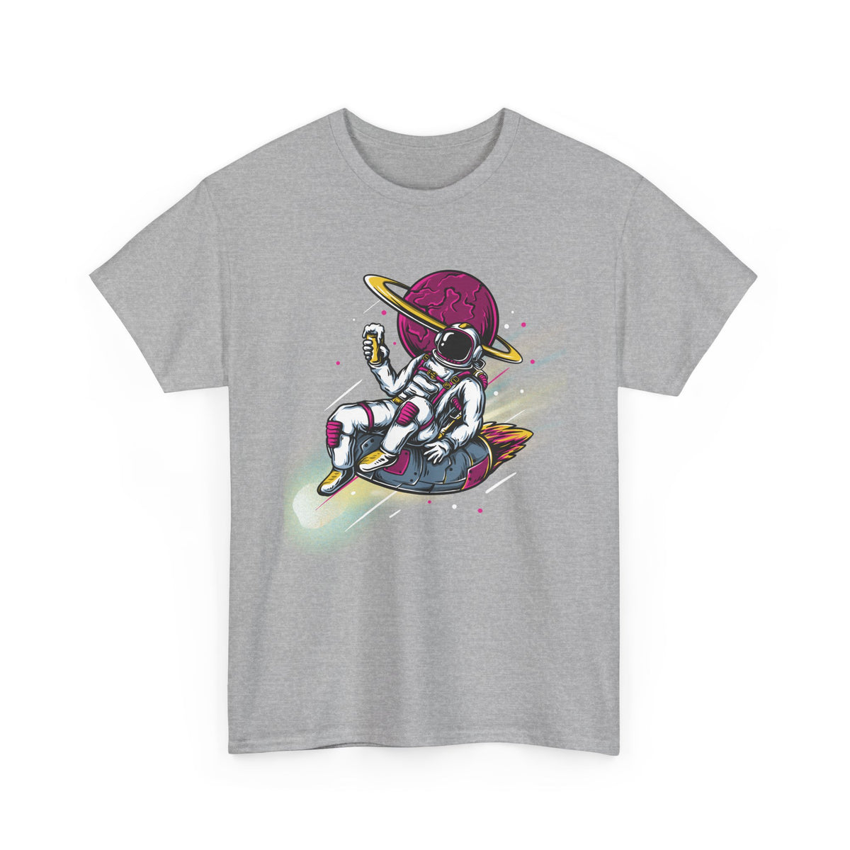 Cosmic Vibes Astronaut Graphic T-Shirt | Fun Astronaut Design