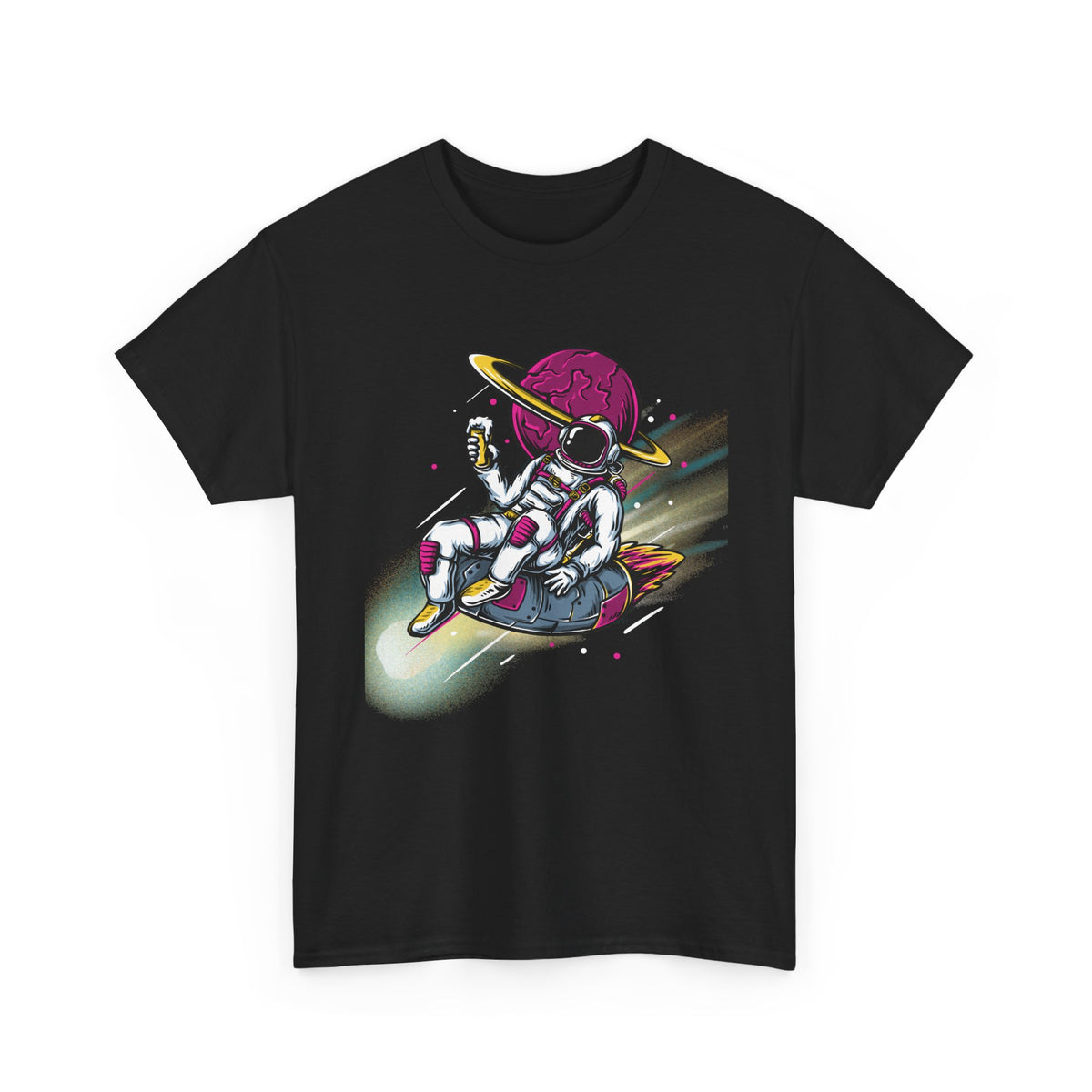 Cosmic Vibes Astronaut Graphic T-Shirt | Fun Astronaut Design