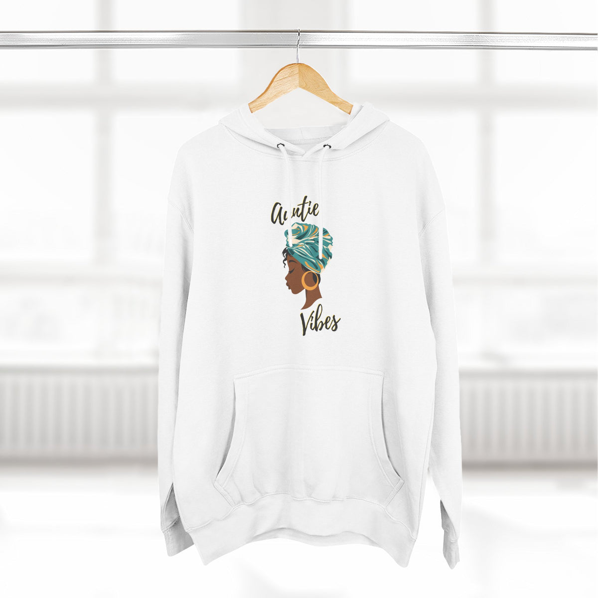Auntie Vibes Fleece Hoodie