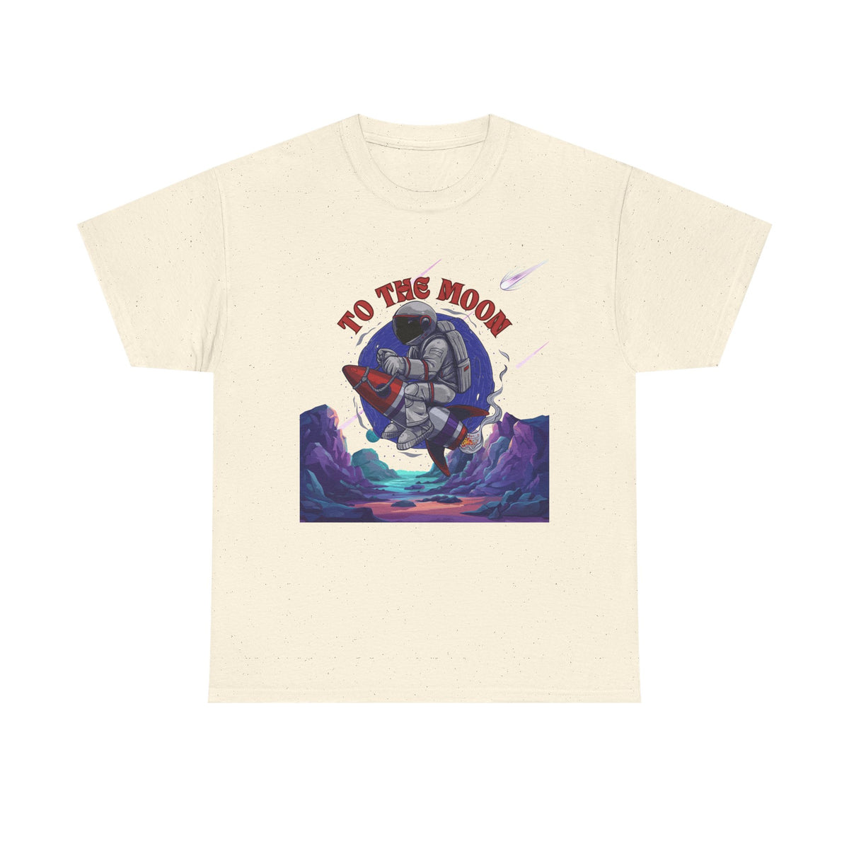 To The Moon Unisex Heavy Cotton Tee