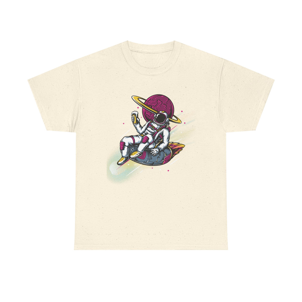 Cosmic Vibes Astronaut Graphic T-Shirt | Fun Astronaut Design