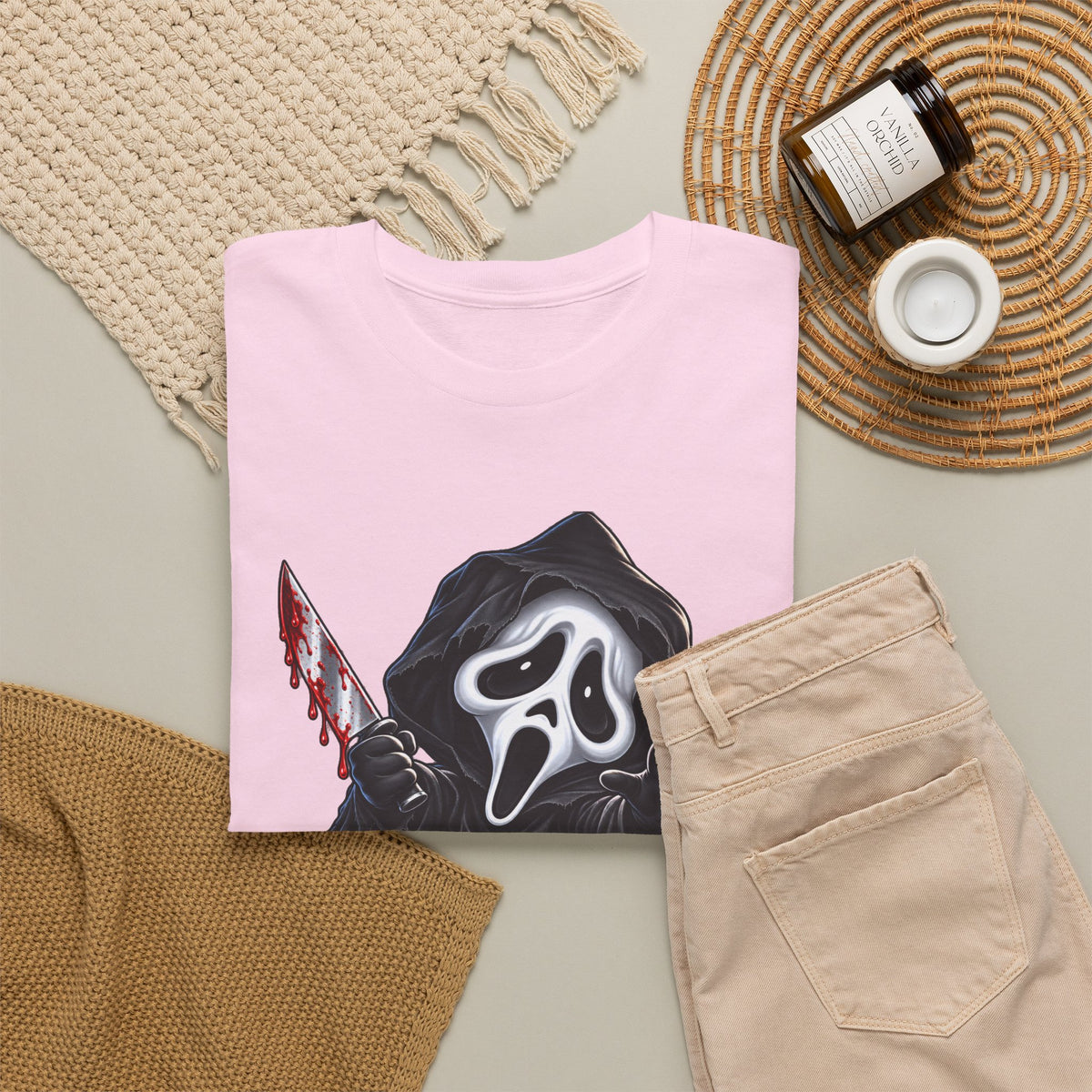 Ghostface Horror Halloween T-Shirt