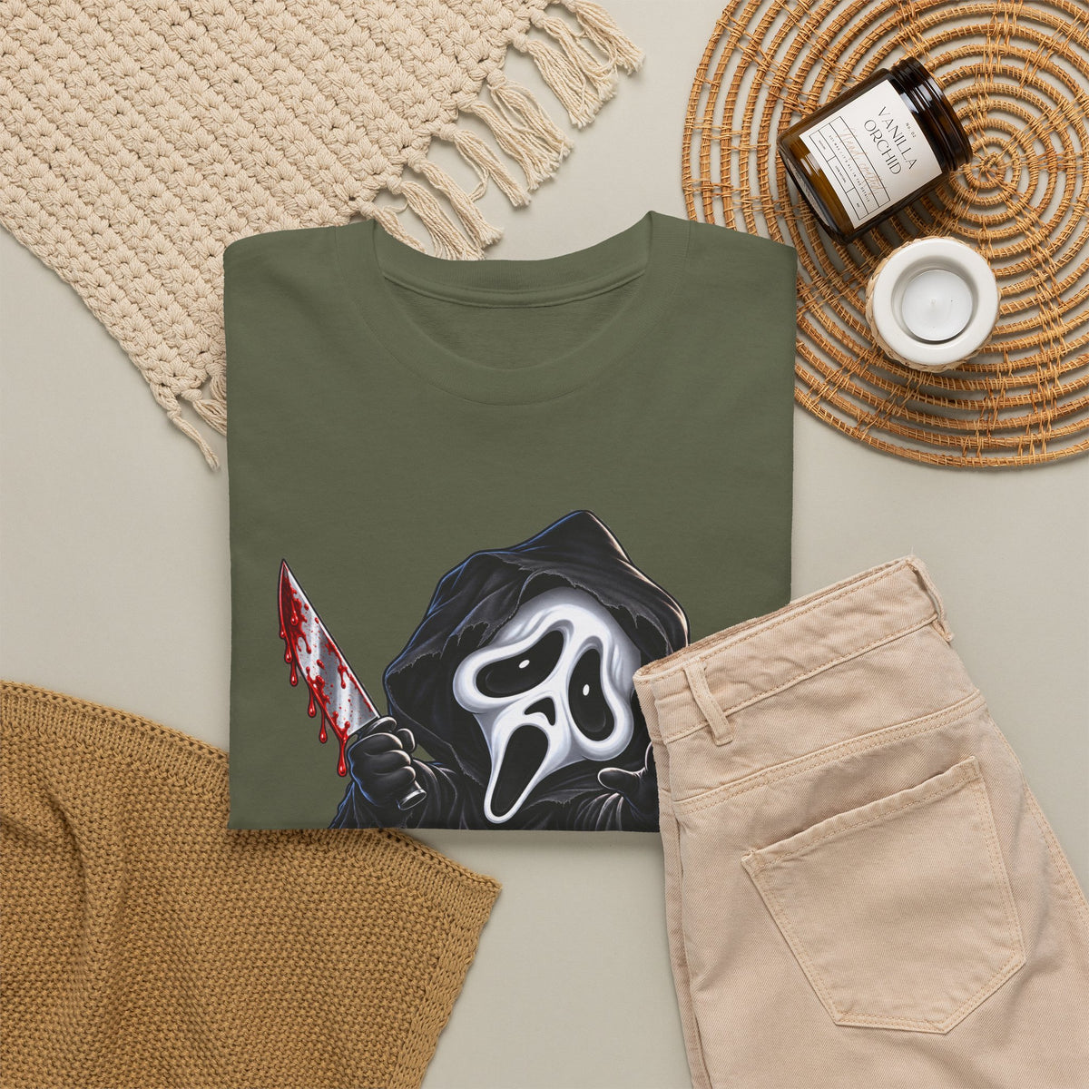 Ghostface Horror Halloween T-Shirt