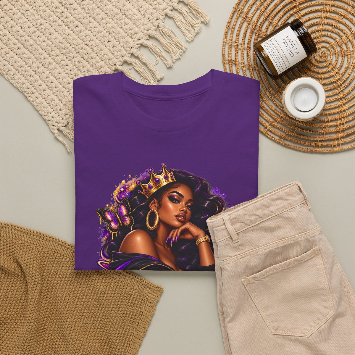 Built Different Tee — Empowering Black Queen Graphic T-Shirt