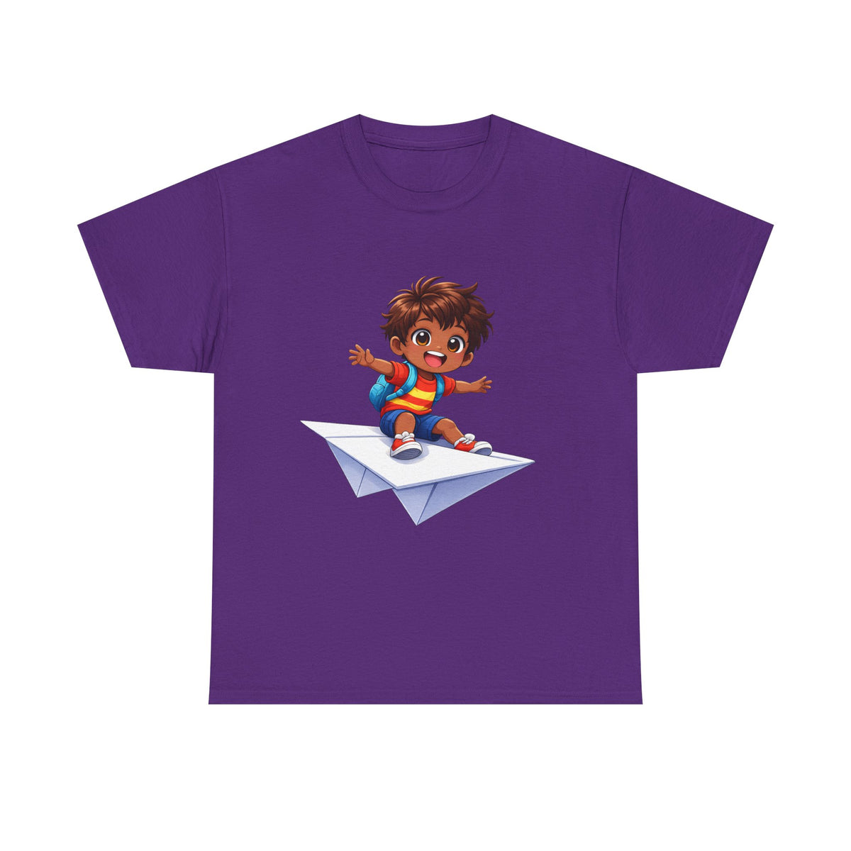 Kids Paper Airplane Shirt | Cute Adventure T-Shirt for Boys