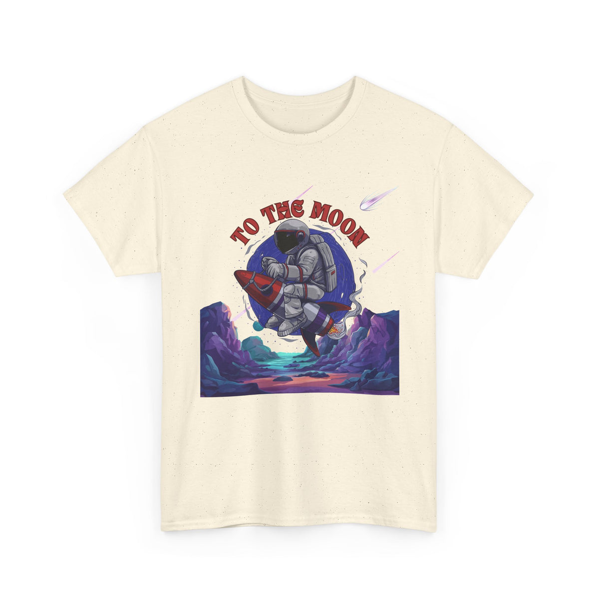 To The Moon Unisex Heavy Cotton Tee