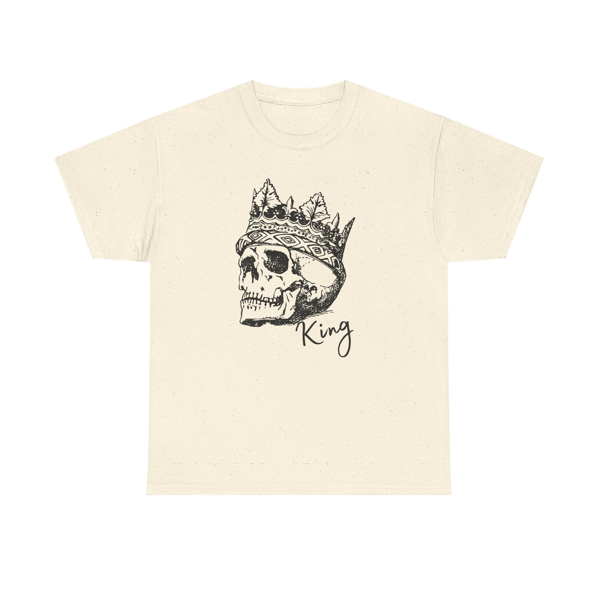 Skull King Shirt | Crowned Skull Gothic Graphic Tee