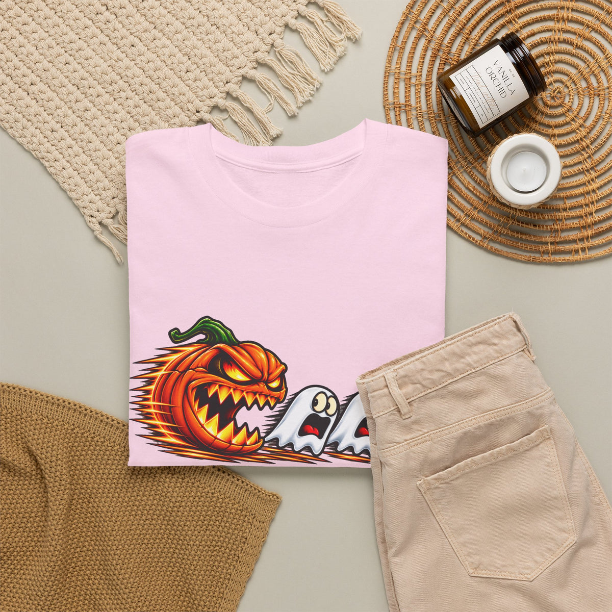 Pumpkin Ghosts Halloween T-Shirt