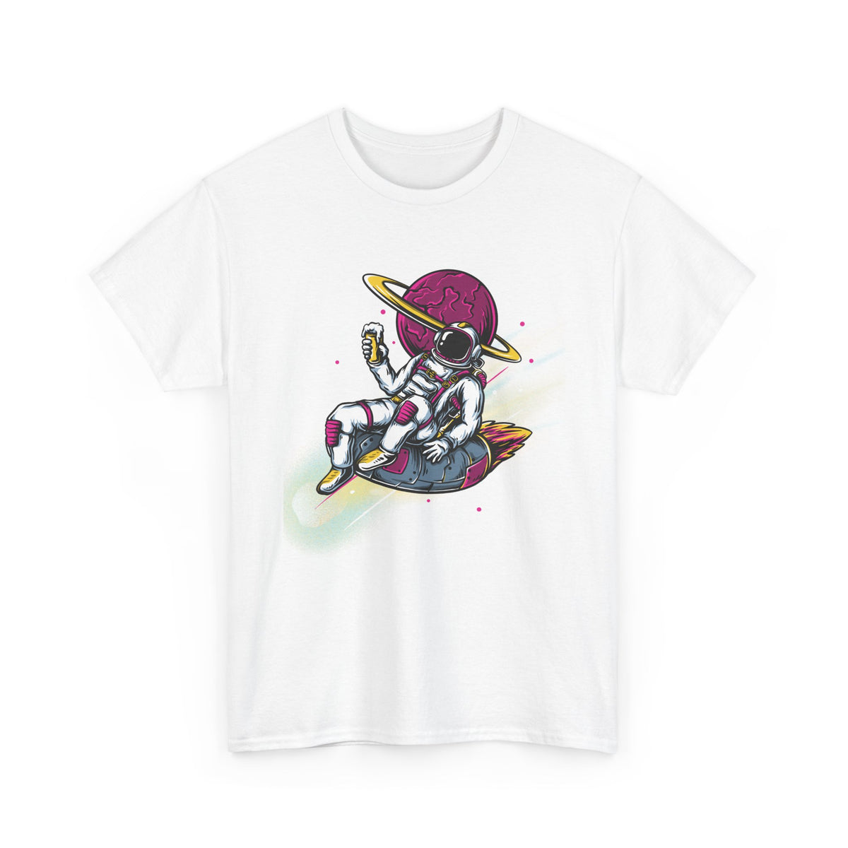 Cosmic Vibes Astronaut Graphic T-Shirt | Fun Astronaut Design