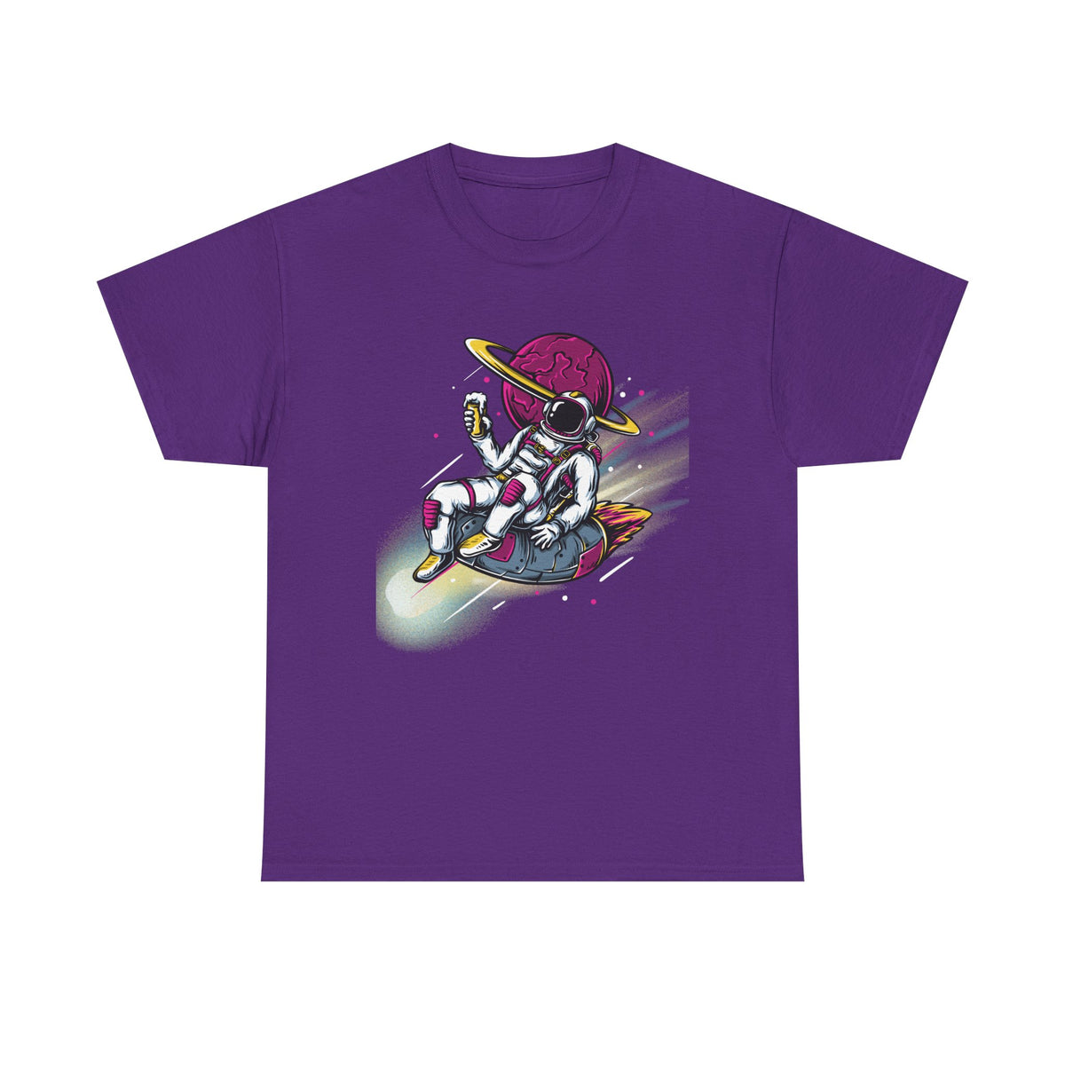 Cosmic Vibes Astronaut Graphic T-Shirt | Fun Astronaut Design