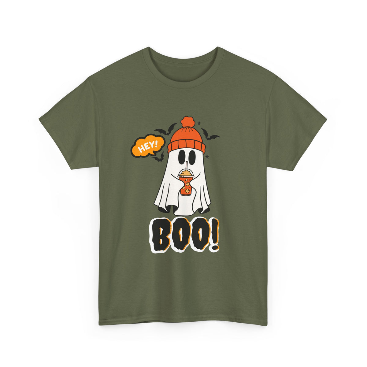 Boo! Ghost Halloween Graphic Tee