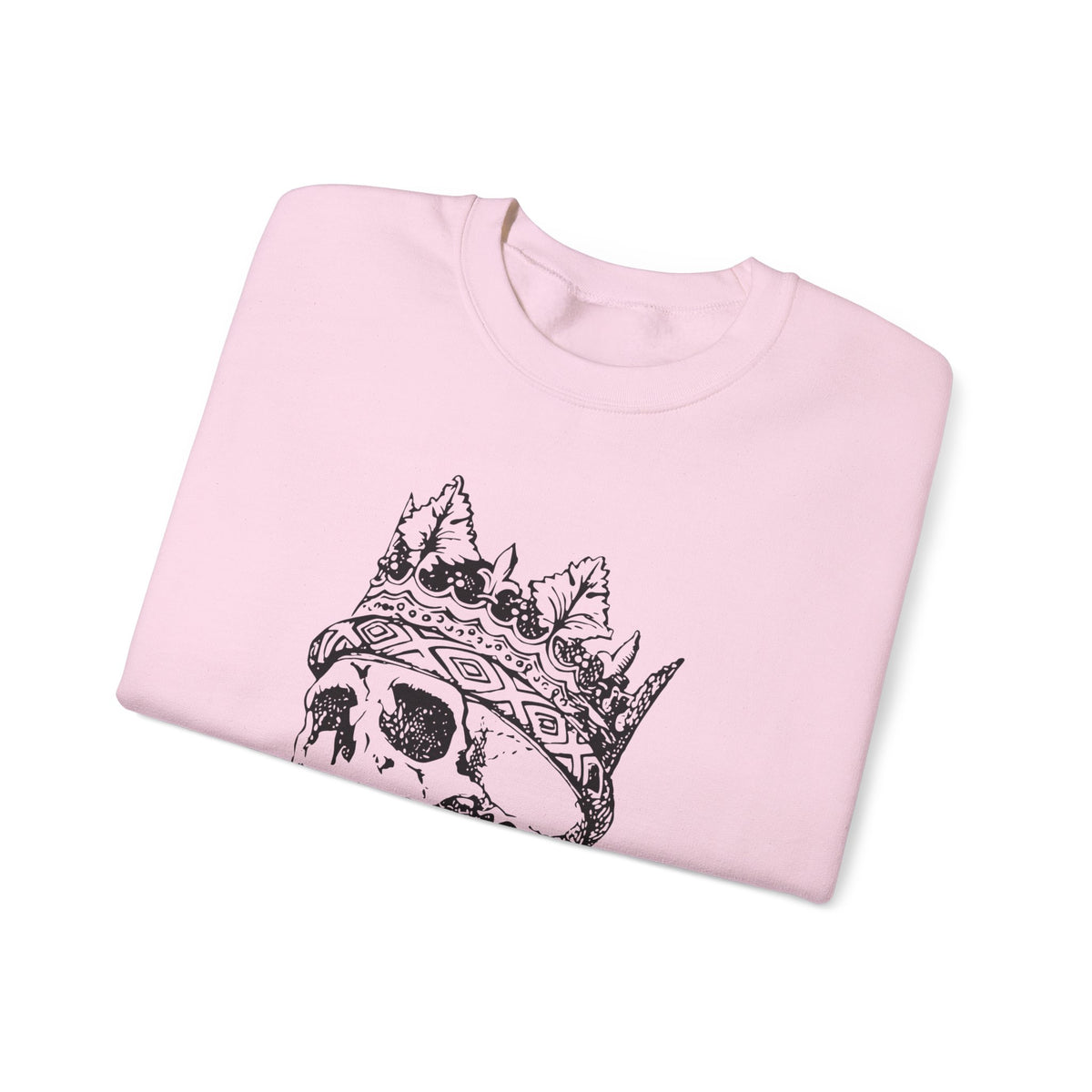 Crowned Skull Crewneck Sweatshirt - Unisex Heavy Blend™