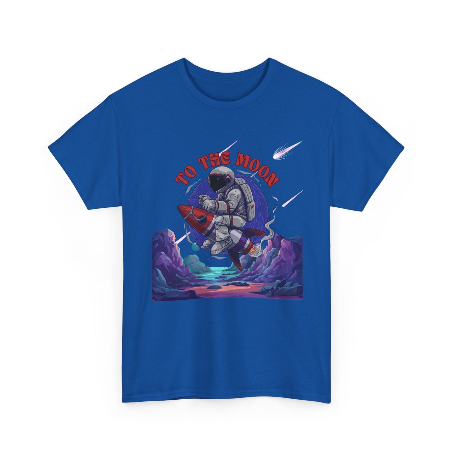 To The Moon Unisex Heavy Cotton Tee