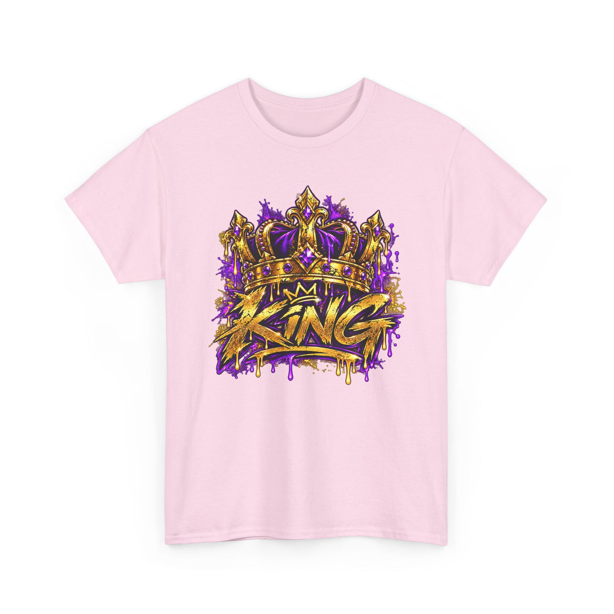 King Crown T-Shirt — 'I’m King' Bold Graffiti Tee