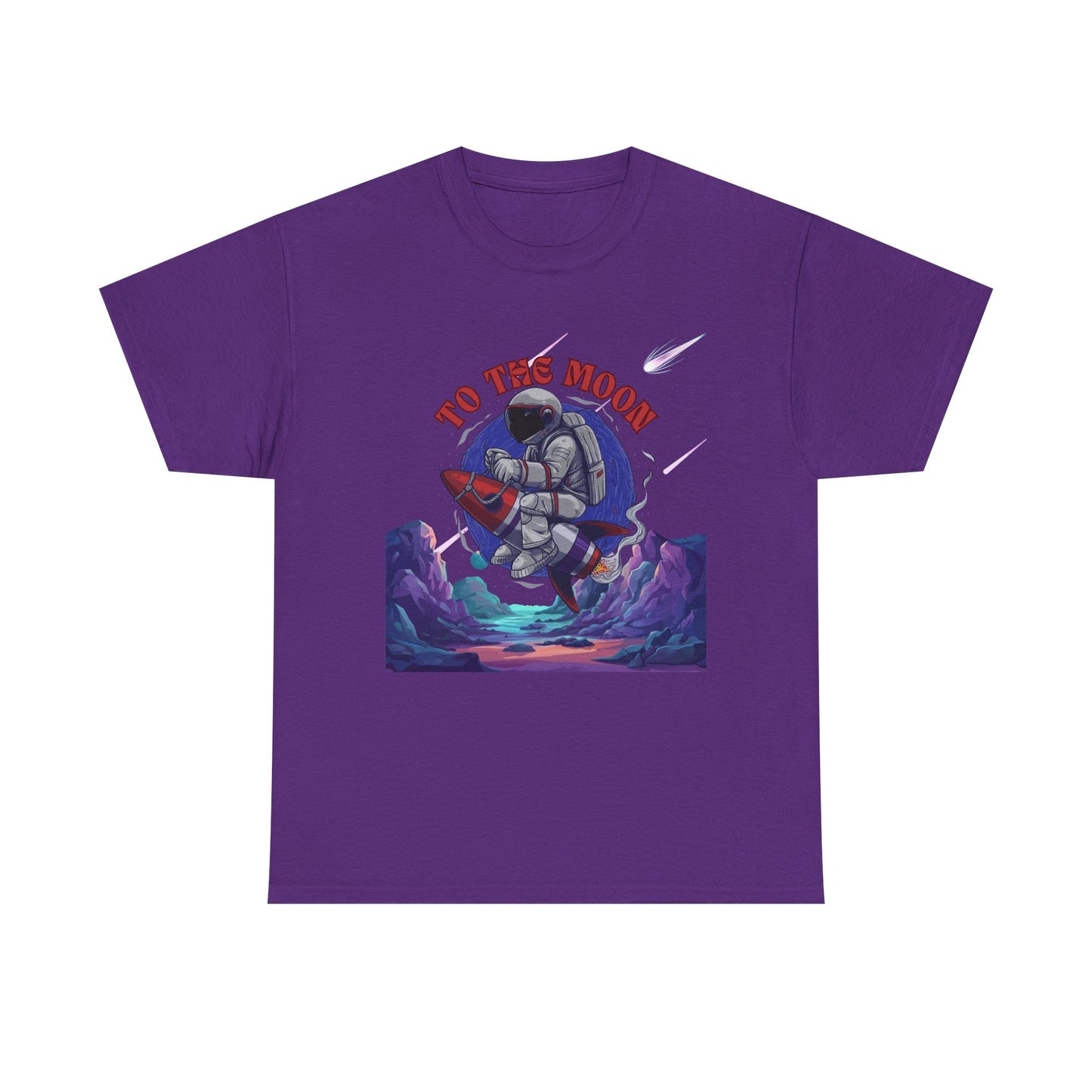 To The Moon Unisex Heavy Cotton Tee