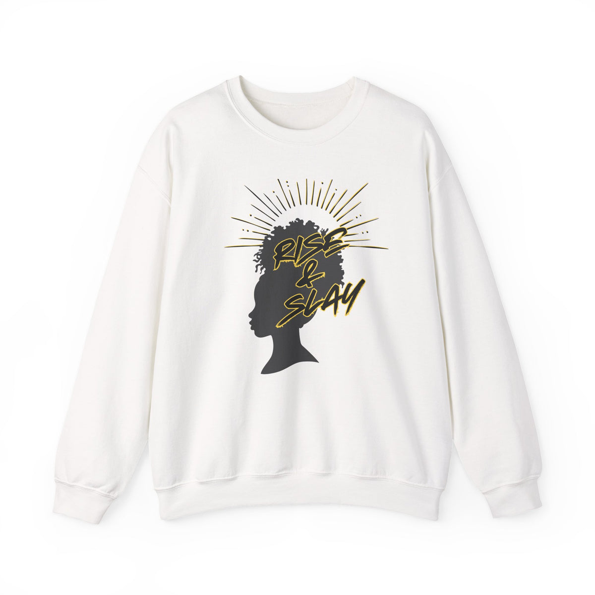 Rise & Slay Empowerment Crewneck Sweatshirt | Empress Royal Tees