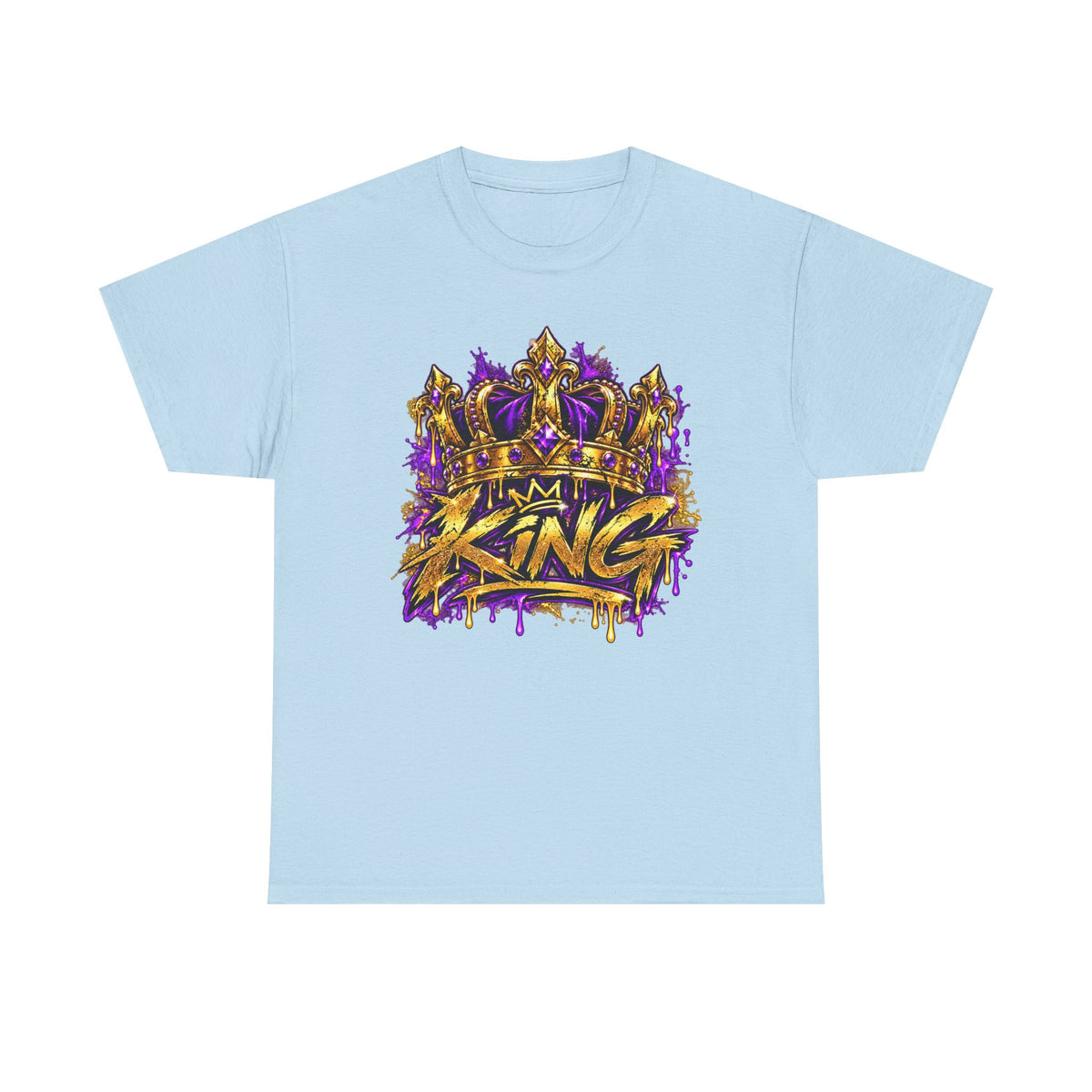 King Crown T-Shirt — 'I’m King' Bold Graffiti Tee