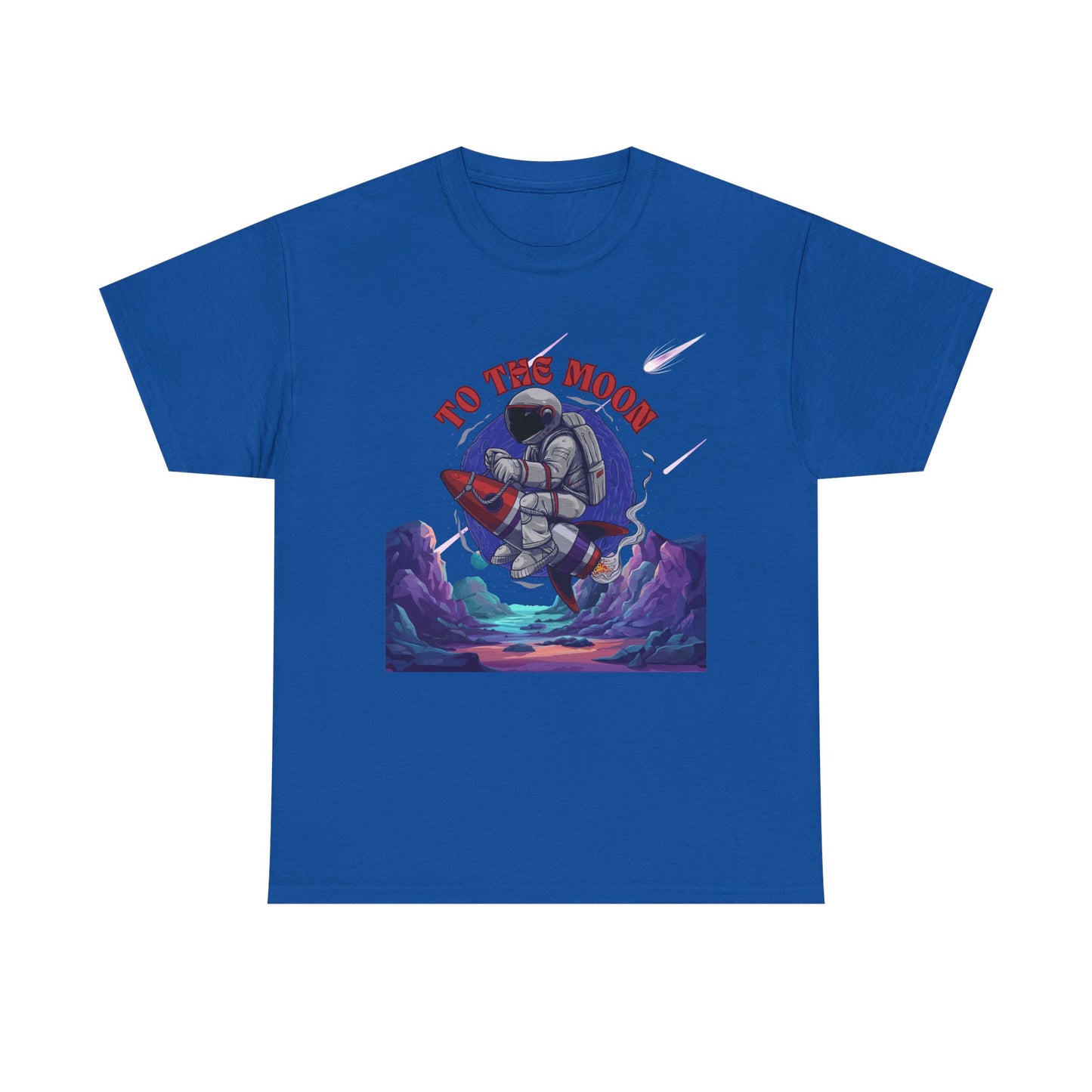 To The Moon Unisex Heavy Cotton Tee