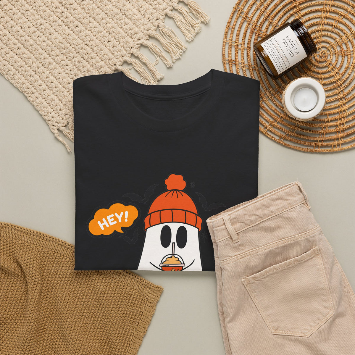 Boo! Ghost Halloween Graphic Tee