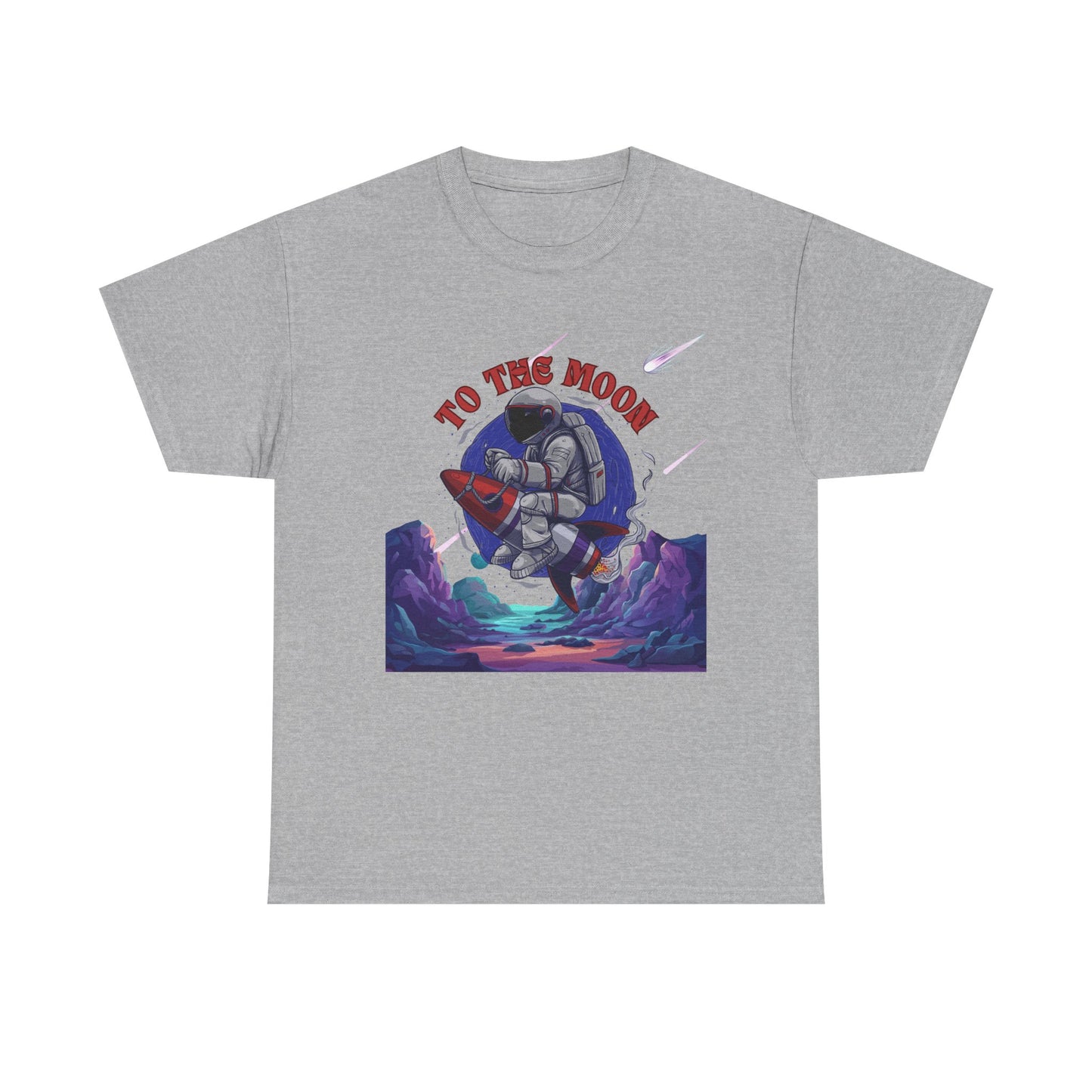 To The Moon Unisex Heavy Cotton Tee