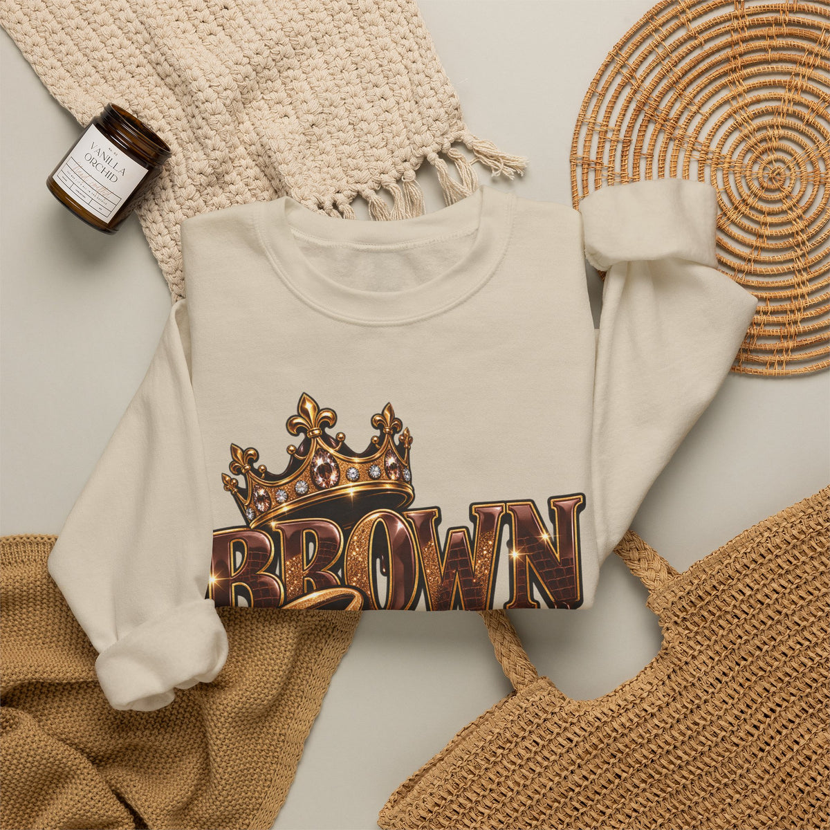 Brown Sugar Sweatshirt | Women’s Graphic Sweatshirt