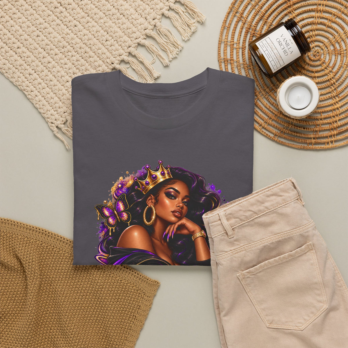 Built Different Tee — Empowering Black Queen Graphic T-Shirt