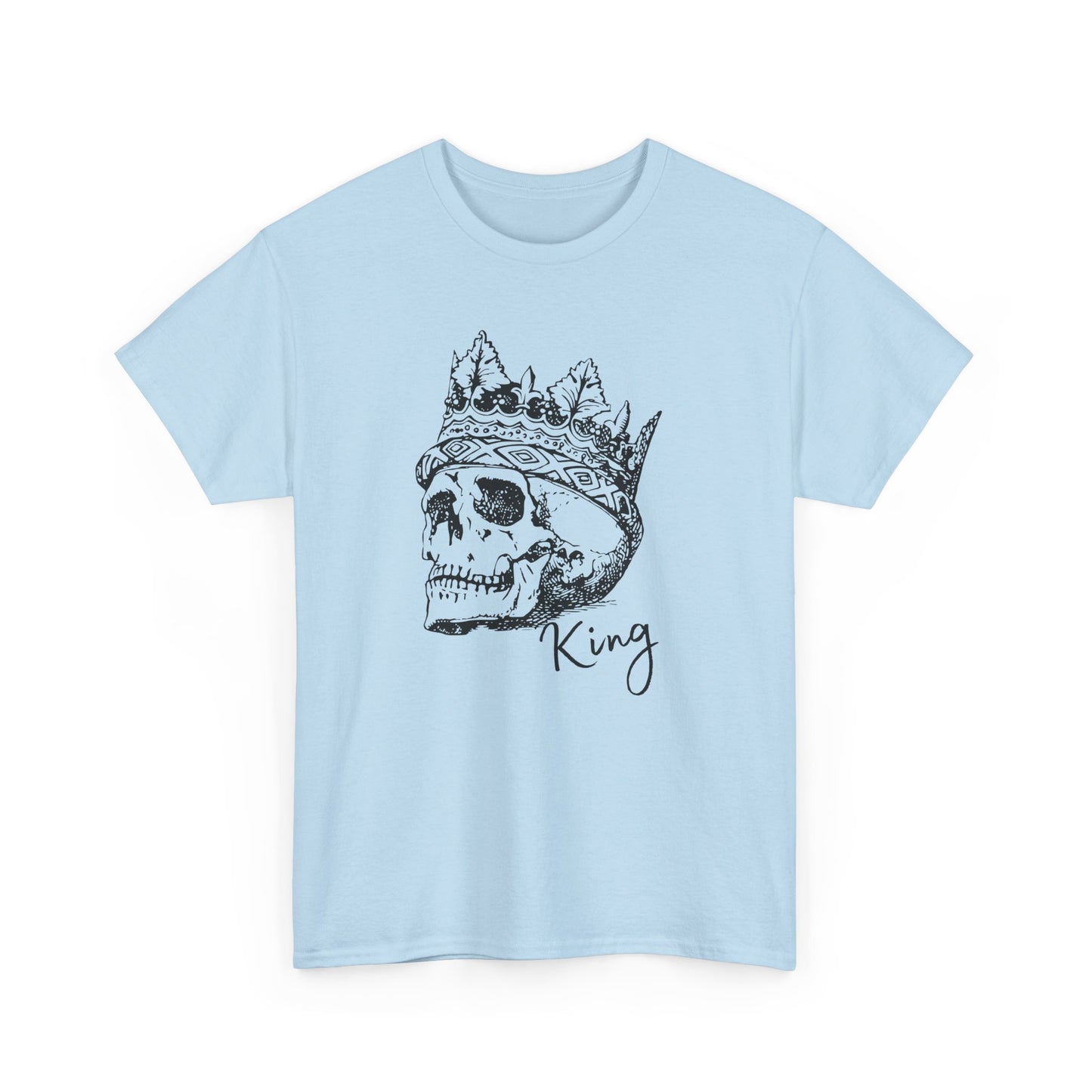 Skull King Graphic Tee - Unisex Heavy Cotton T-Shirt