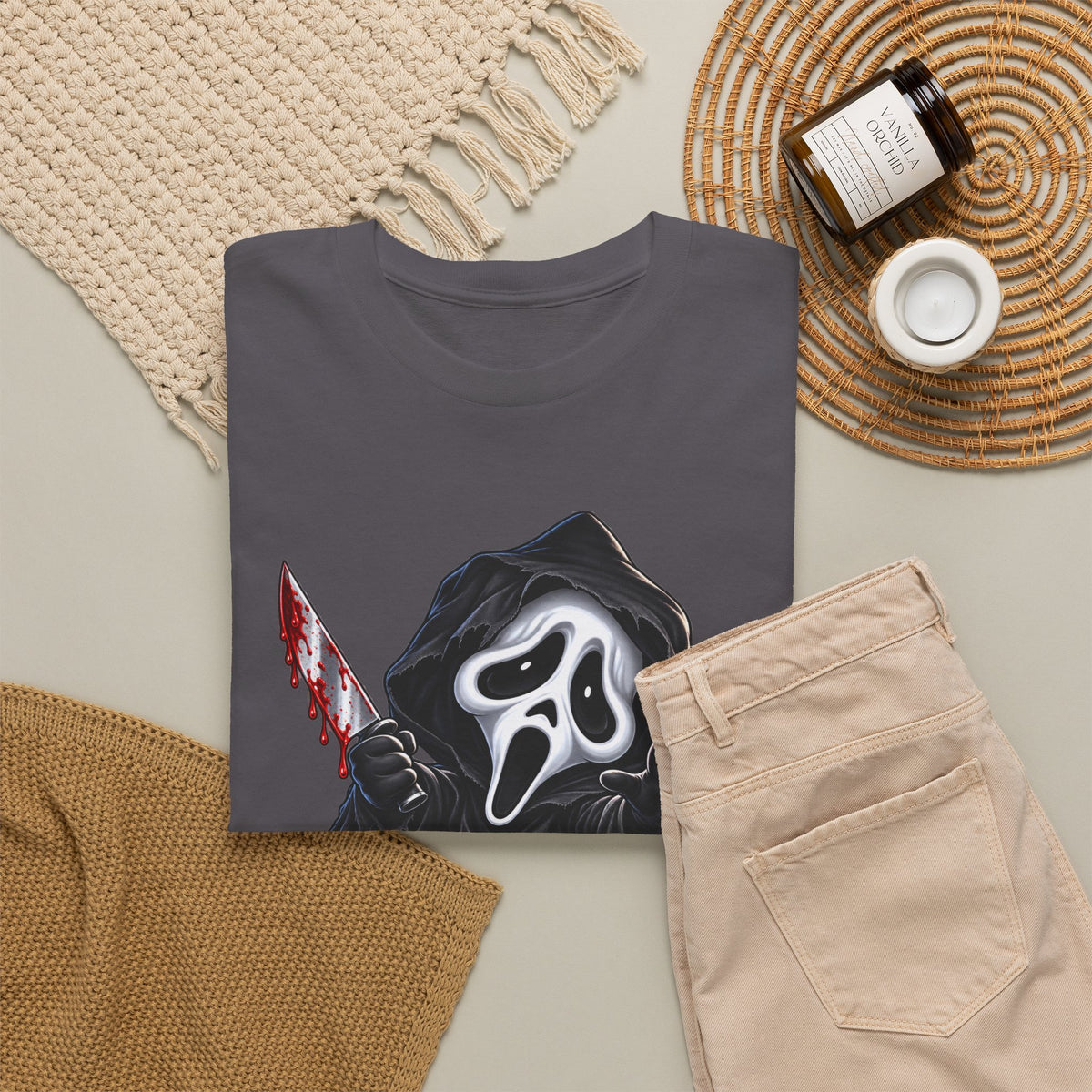 Ghostface Horror Halloween T-Shirt